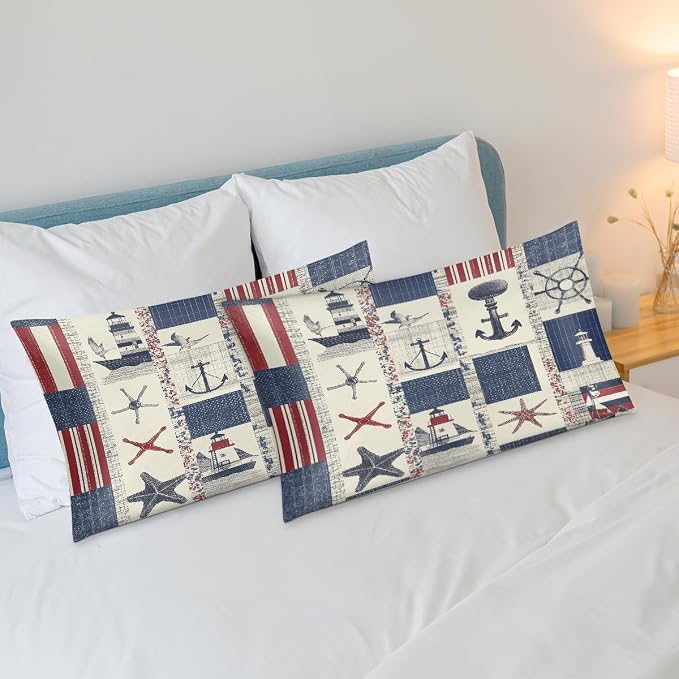 Patchwork Nautical Compass