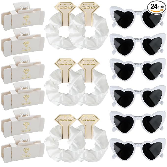 18pcs White