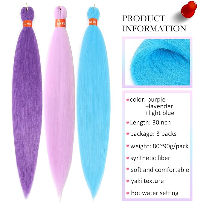 light blue+purple+lavender