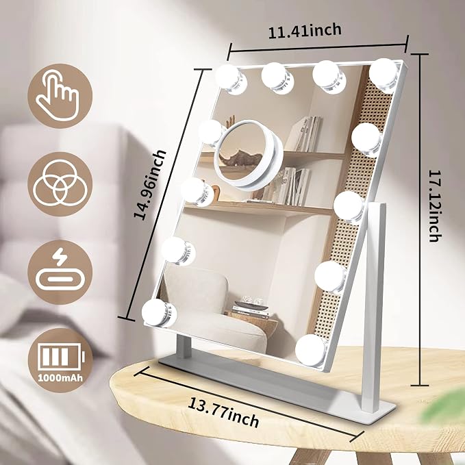 12 Bulbs-white