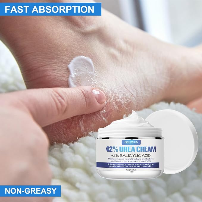 2 Packs White Urea Cream