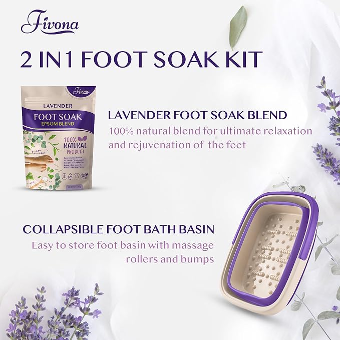 2 in 1 Foot Care Kit | Lavender