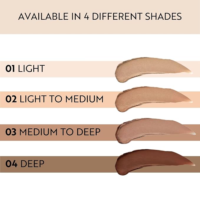 Medium to deep skin tones