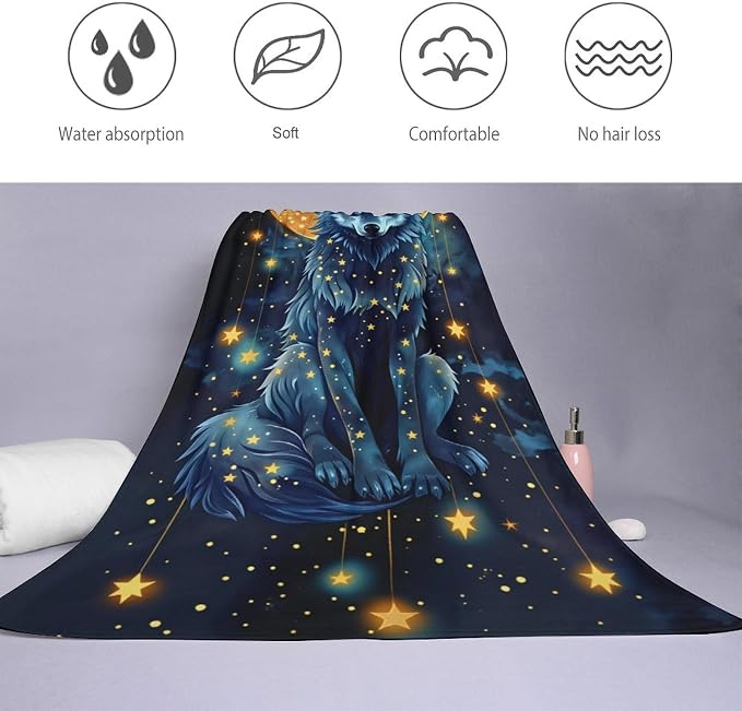 Stars and Moon Wolf