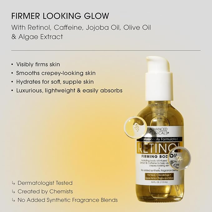 Retinol Firming Body Oil (Fragrance-Free)