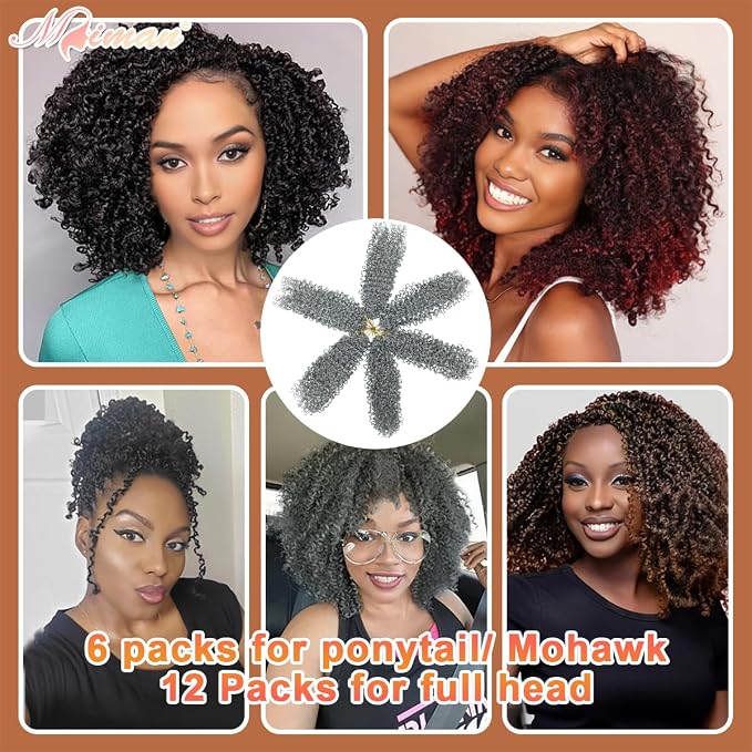 Yanky Twist Crochet Hair-Silver Grey