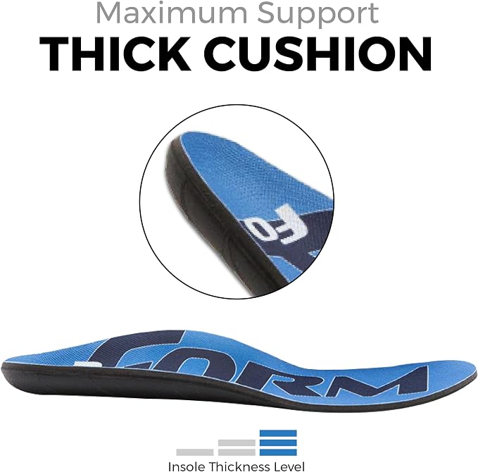 Blue -Maximum Support for Walking & Running Shoes