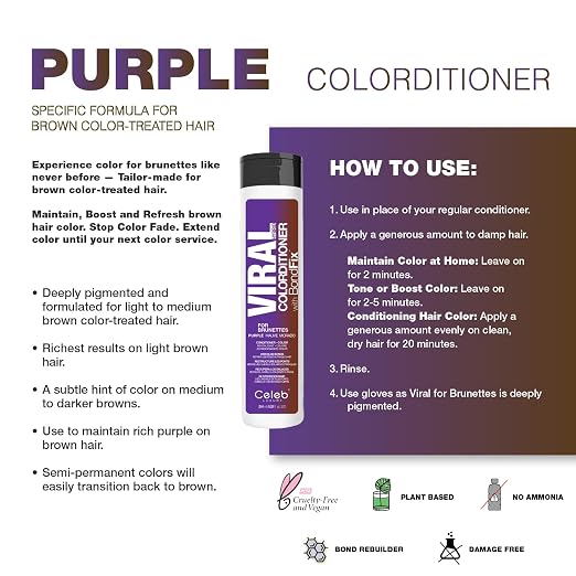 Purple for Brunettes