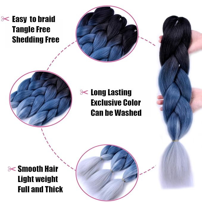 Black/Grey Blue/Silver Grey