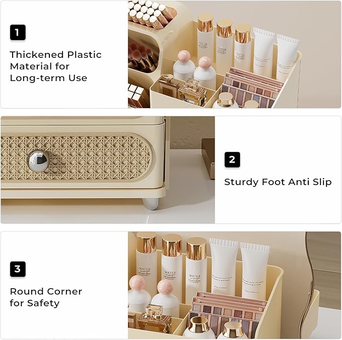 Beige Rattan Weaving