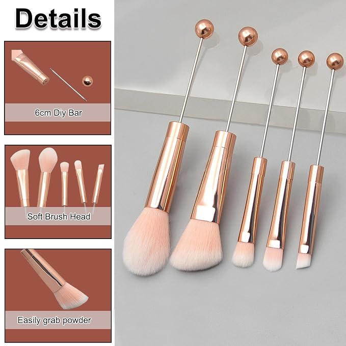 rose gold brushes