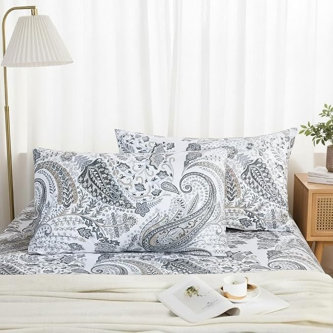 Grey Paisley