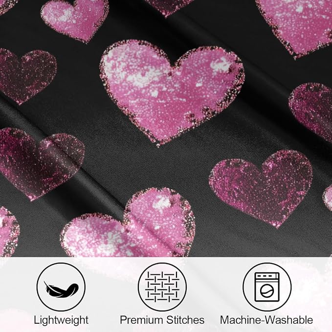 Pink Black Heart