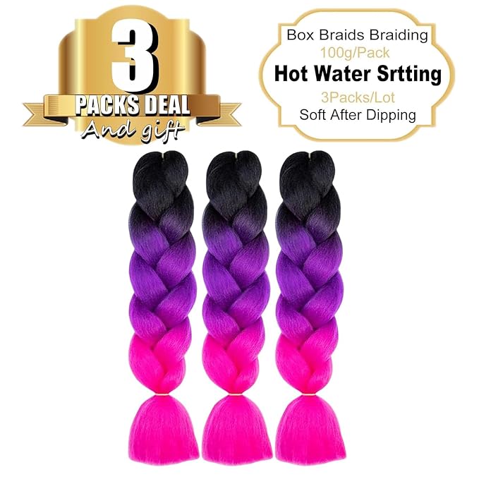 Black to Purple to Rose Red