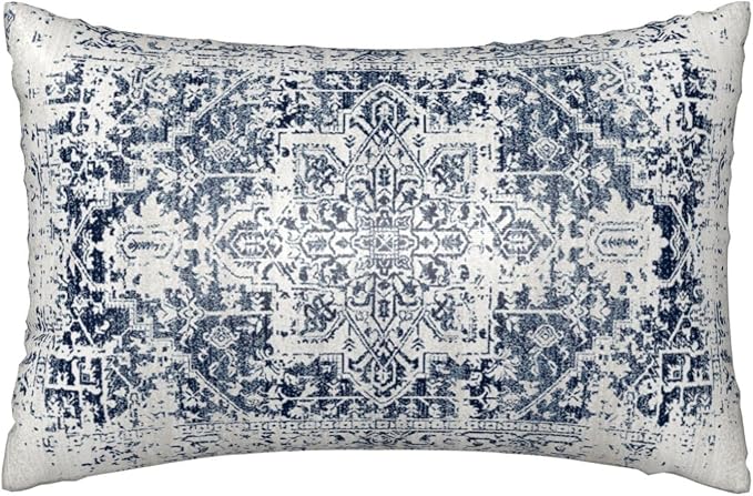 Retro Boho Blue Carpet