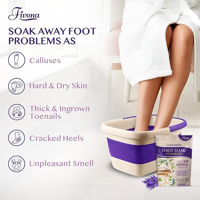 2 in 1 Foot Care Kit | Lavender