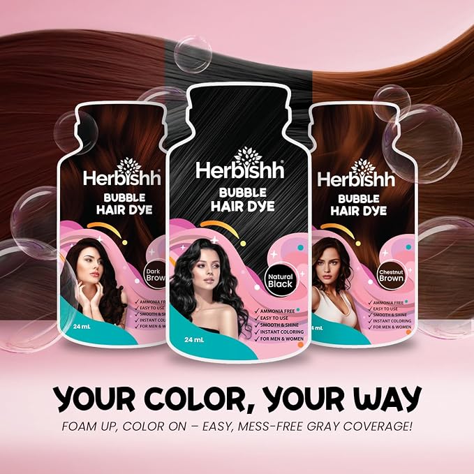 Dark Brown Bubble Dye