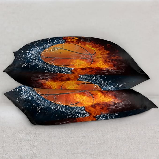 A03:fire Basketball Black