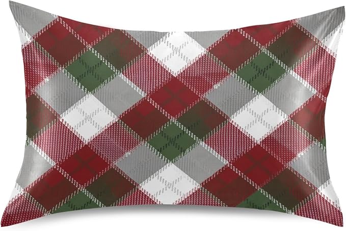 Christmas Plaid Pattern Red
