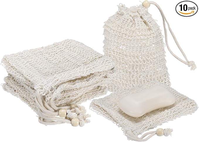 Beige With White Wooden Bead