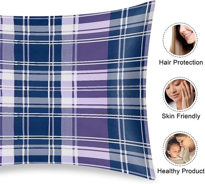 Blue Purple Plaid