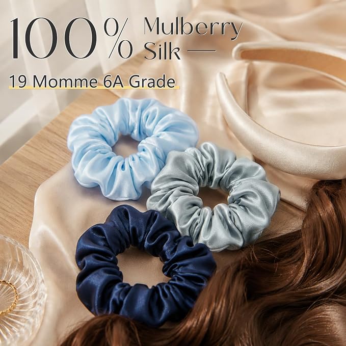 Dusty Blue, Navy Blue, Sky Blue (3pcs)