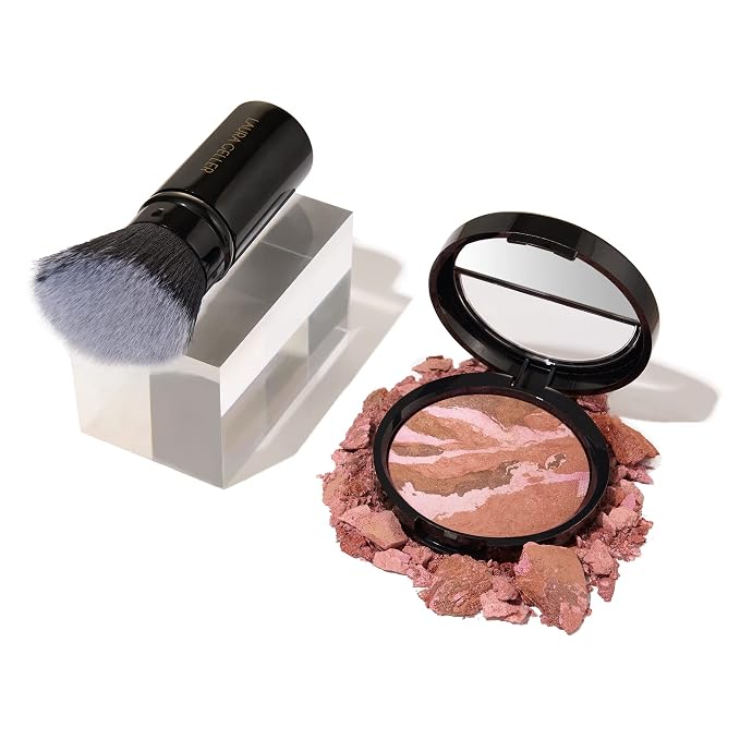 Ginger Bronze + Retractable Angled Kabuki Brush