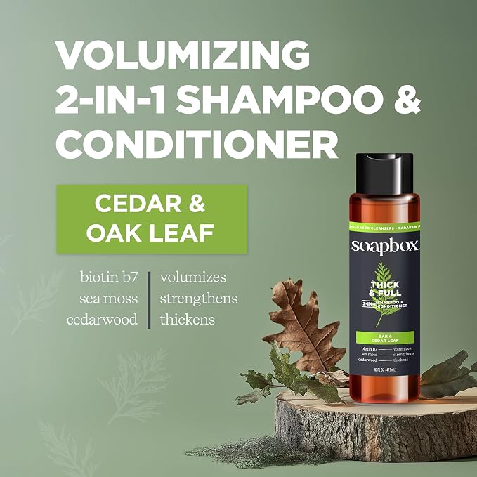 Oak & Cedar Leaf, Tea Tree & Eucalyptus