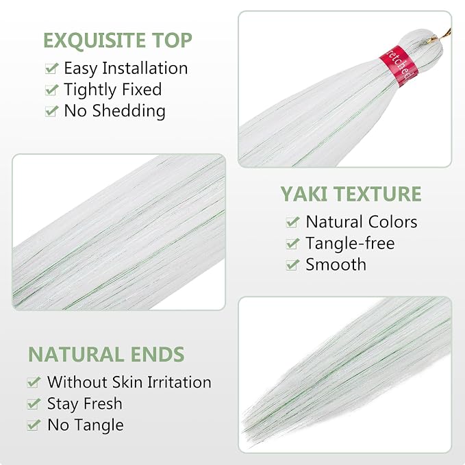 white mix tinsel