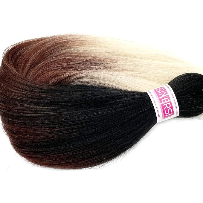 Black Brown Blonde Braiding Hair Ombre
