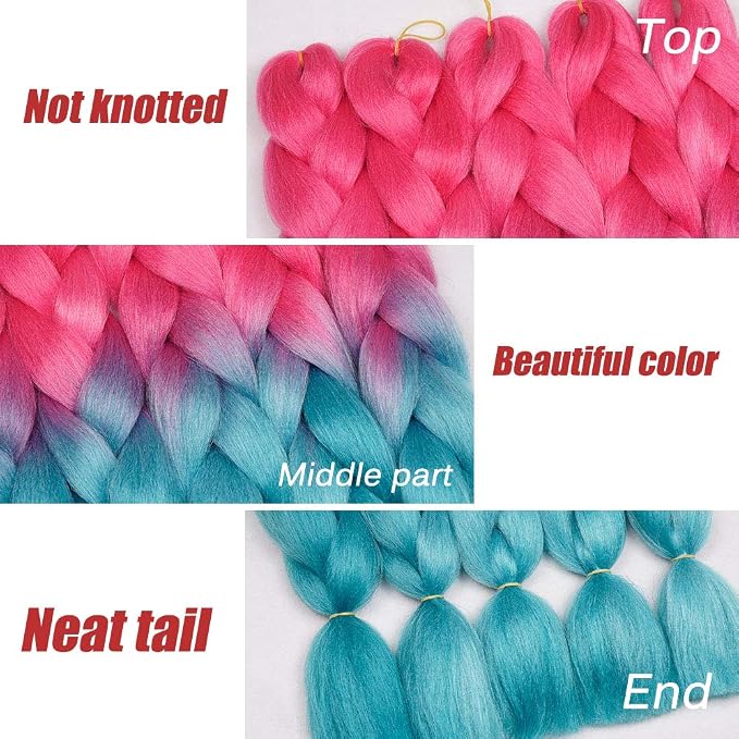 #B41 Hot Pink to Blue