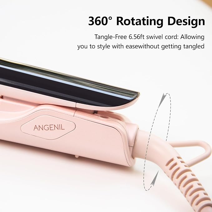 Flat Iron 1-inch_pink