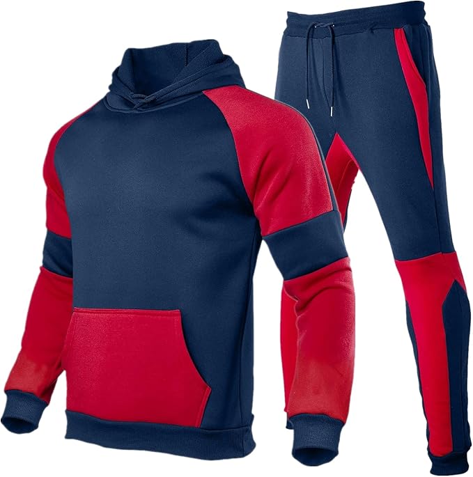 Navy Blue & Red