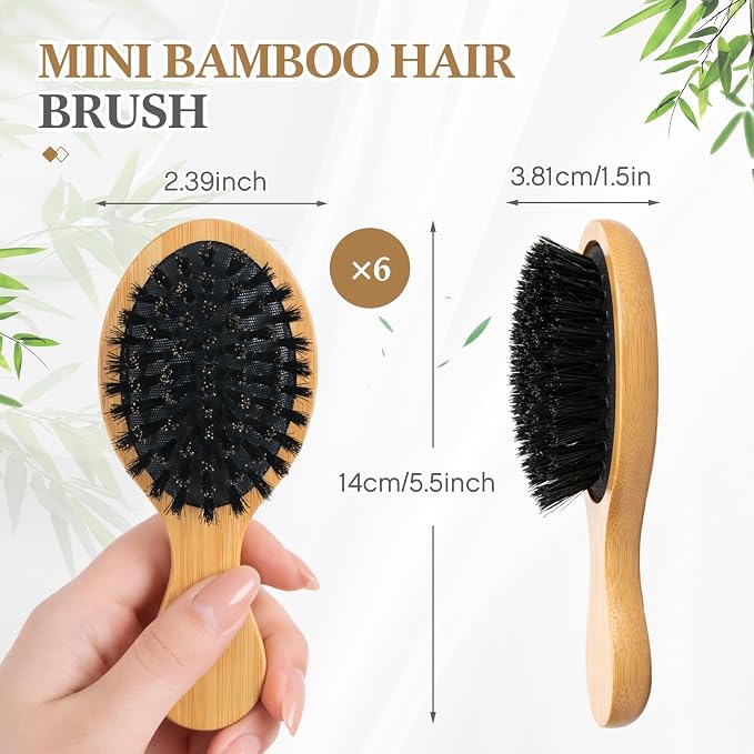 Oval, Boar Bristles
