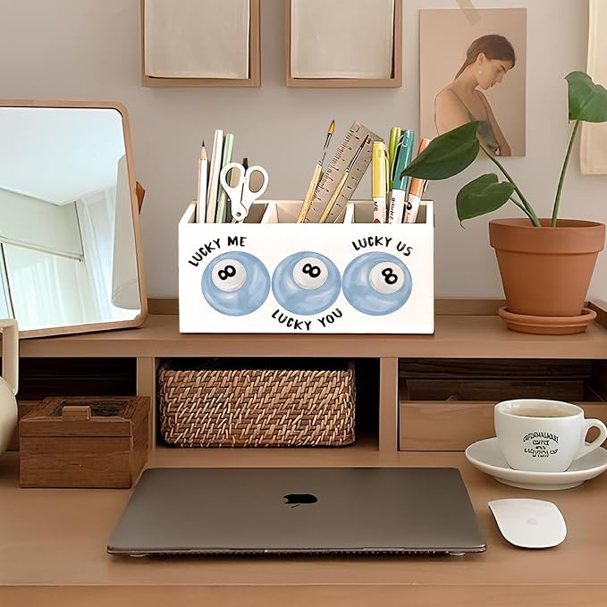 03-Light Blue Pen Pencil Holder