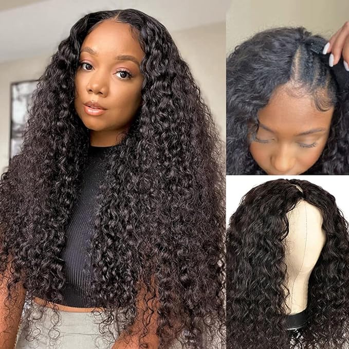 V Part Wig