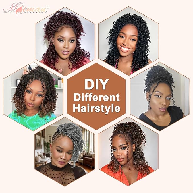 Yanky Twist Crochet Hair-Black