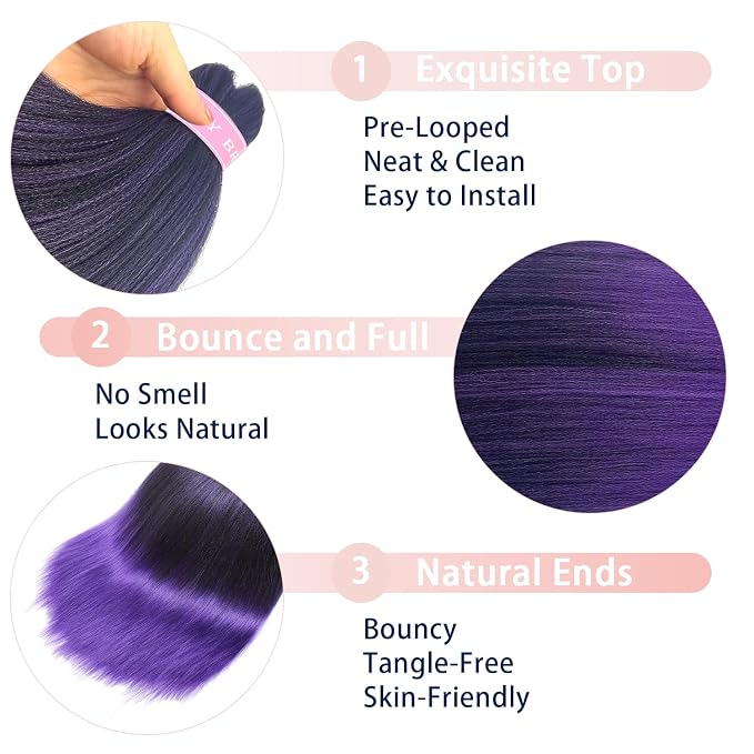 Black/Purple