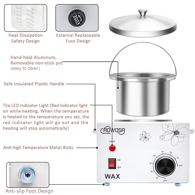 White-Single Non-stick Pot