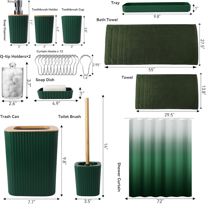 Hollow Dark Green