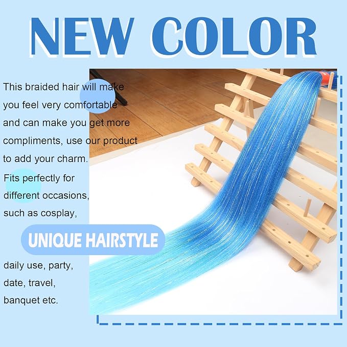 blue-skyblue with tinsel