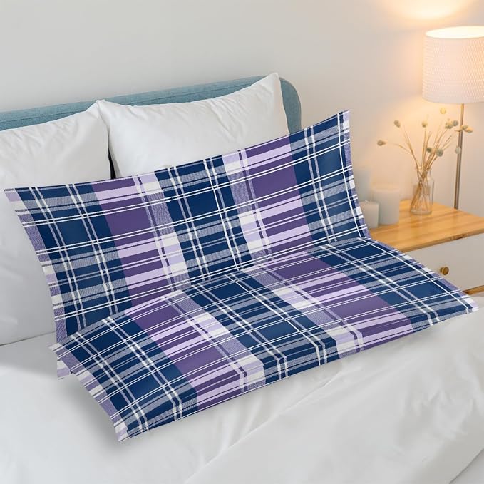 Blue Purple Plaid