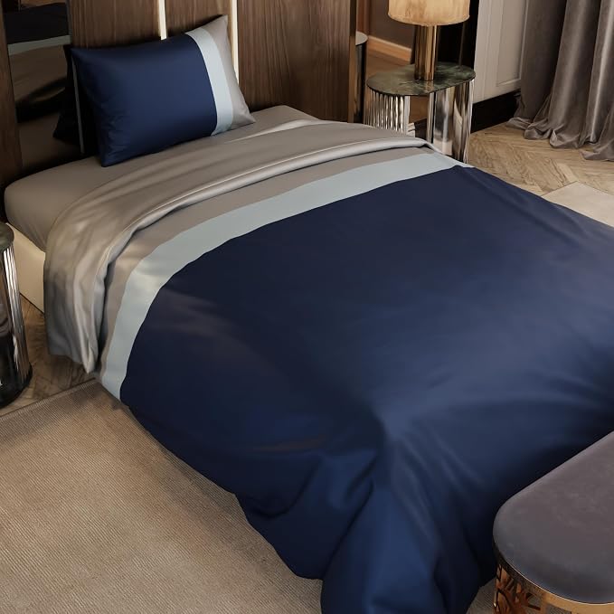 Vogue Elegant Tri-stripes Navy