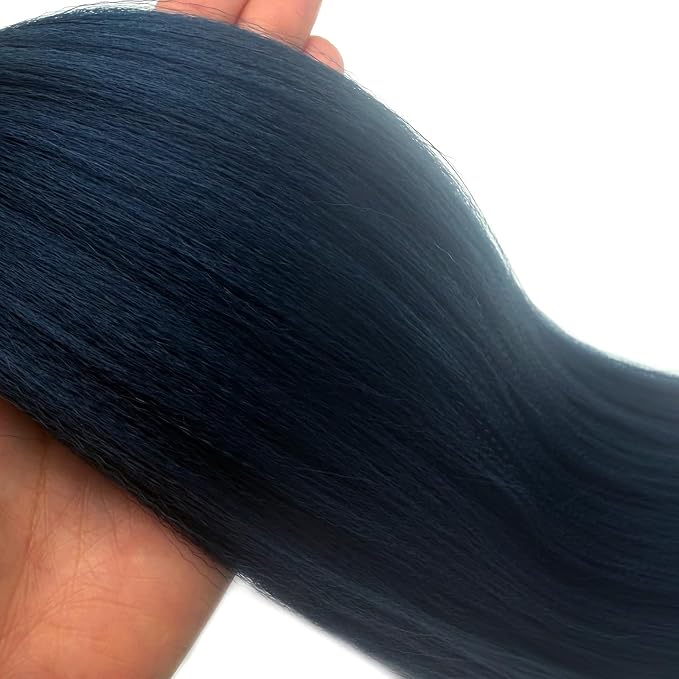 Navy Blue Braiding Hair Pre Stretched