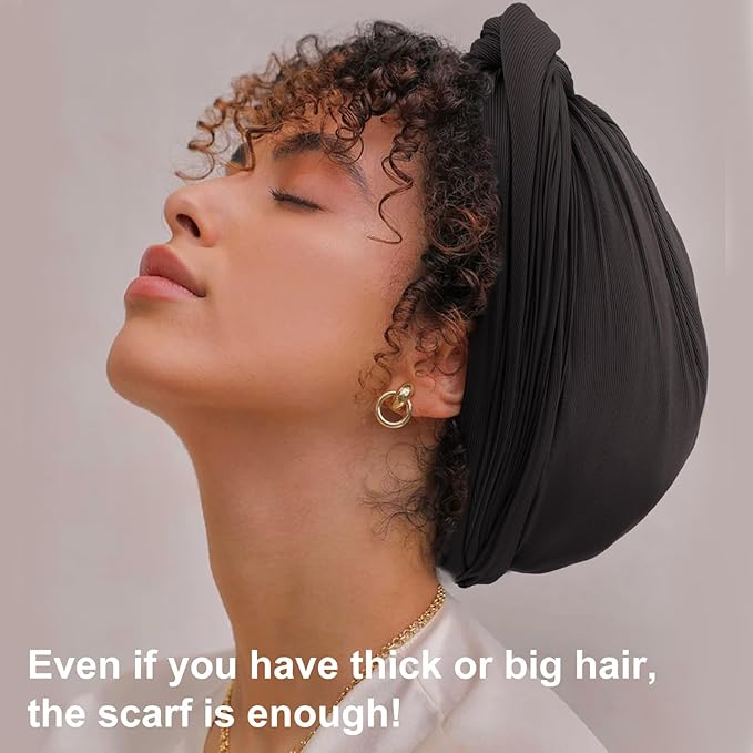 2 Pack Head Wrap: Burgundy, Black