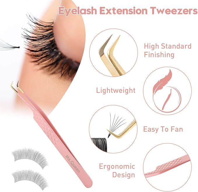 Mini 90 Degree Tweezers/M018-4