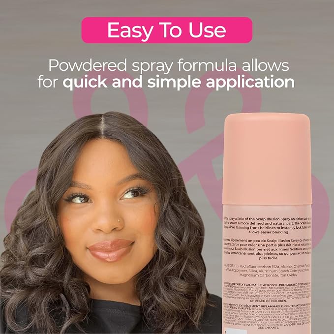 Hair Color Powder Spray - Blackish