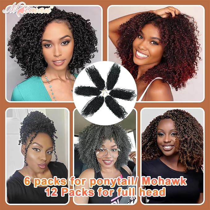 Yanky Twist Crochet Hair-Black