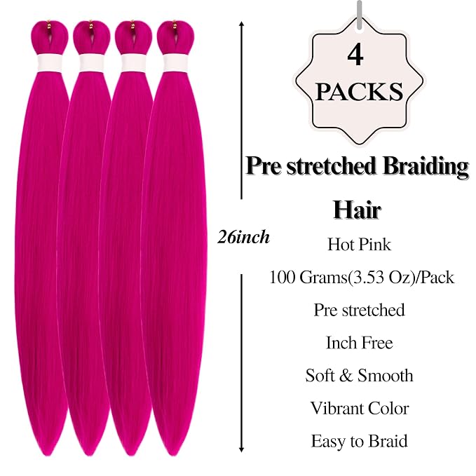 B - Medium - Pink - Hot Pink