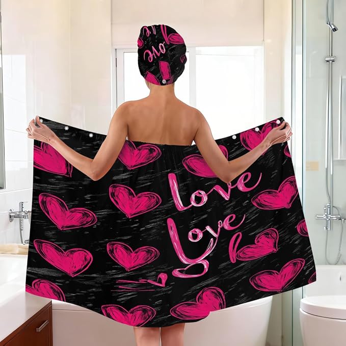 Pink Hearts and Love